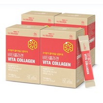 대상웰라이프 메이크미 비타콜라겐 30포 x4박스, one color/free