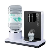 생수병 정수기 냉온수기 자취생 원룸 탕비실 미니3.2L, 블루