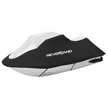 NEVERLAND 제트 스키 커버 3 시트 튼튼한 방수 210D 2 에어 벤트 해양 등급 자외선 차단 야마하 씨두에 적합