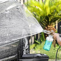 POWER TOWN 압력 세척기용 폼 캐논 추가 1.1mm 오리피스 노즐 0.6cm(1/4인치) 퀵 커넥터가 있는 스노우 폼 랜스