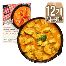 홈쿡 마싸만 치킨 카레 200g 1인분, 12팩
