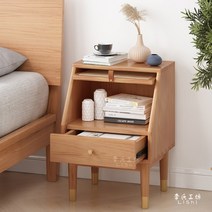 라탄 사이드 테이블 틈새 협탁 일본식 화장대 콘솔, G