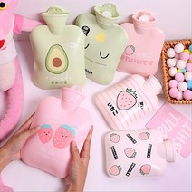 미솜 귀요미 보온물주머니 핫팩 겨울 필수품 찜질팩 보온팩, 화이트돼지+3200원, L(대형)