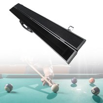 당구 billiard 개인큐 당구용품 초크풀스누커 당구 케이스 PU 가죽 외장 블랙, 한개옵션0