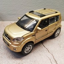 기아 KIA soul 소울 현대 스타렉스 자동차 모형 전시품 프라모델 다이캐스트, soul 골드