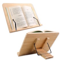 각도조절 책받침대 책거치대 대형독서대 우드 소나무 39x28cm