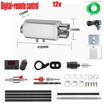 무시동히터 캠핑 차박용 올인원 디젤 에어 카 히터 호스트 5-8KW 조정 가능 12V LCD 영어 원격 제어 통합 주차 기계 차량 난방, [05] Package 14