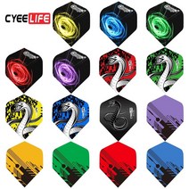 다트플라이트 다트 핀 플라이트 cyeelife 30pcs 멋진 표준 비행 좋은 비행 dardos 깃털 야외 날개 꼬리 혼합 패턴, 30개