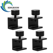 3d pritner 부품 24pcs 유리 히트 베드 클립 클램프 가열 침대 클립 알루미늄 합금 ultimaker hotbed 빌드 플랫폼 리테이너, 두 조각