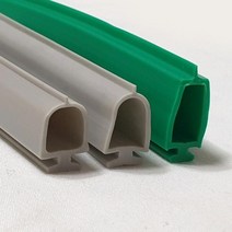 개미상회강화도어 유리문용 손보호대 고무만 길이+색상 선택가능, A-400/녹색/2400mm