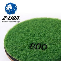 마루광택기 Z-LION 3 인치 콘크리트 바닥 연마 패드 1 조각 수지 본드 75mm 돌 도구, 07 50