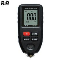 자동차 페인트 도막 두께 측정기 RD TC100 코팅 게이지 필름 테스터 FENFE, 검정