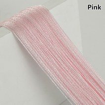 비즈발 블라인드 실커튼 단색 커튼 스레드 라인 커튼 거실 문 벽 창 패널 술 커튼 홈
