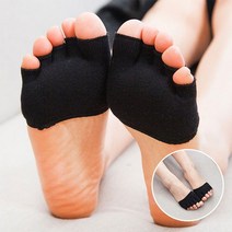 무지외반증 발가락교정기 발가락링 무지외반증교정 외지무반증, 블랙 1 쌍