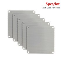 컴퓨터 먼지 필터 스폰지 테이프 필터망 그물 투명 매쉬 5pcs 8cm 9cm 12cm 14cm pvc 컴퓨터 메쉬 pvc pc 케이스 팬 쿨러 블랙 화이트 먼지 필터 네트워크, 12cm 흰색