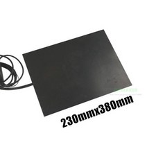 [해외] 3D 프린터 실리콘 고무 히터 230X380MM 5W 전기 난방 패드열 침 지정, 220V 500W 주황색