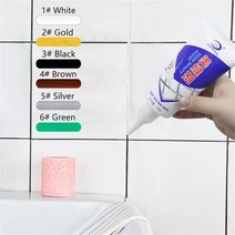 방수스프레이 180ml 솔기 미용제 방수 곰팡이 방지 여러 가지 빛깔의 타일 갭 뷰티 그라우트 벽 접착제 바, 01 White 180ml