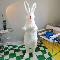 대형 토끼 인테리어 소품 조형물 인형 입간판 래빗, A.높이155cm)화이트토끼