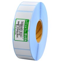 북원라벨 아트지 30X15mm 지관40mm 롤라벨 아트라벨 BLA-301540
