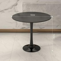 라탄의자 카페 빈티지 스툴 암체어 북유럽 등나무 식당 의자 가정용 직조 등받이 책상 Wabi Sabi 스타일 홈스테이 커피 숍 복고풍 식탁, 9. 튤립 스몰 원탁 