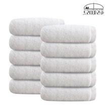 도레미타월 호텔수건 170g 40수 코마사 10장 고급 호텔 답례 선물 기념 수건 타올 제작, 40수 코마사 170g 화이트 10장, 10개