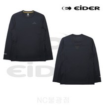 아이더 [매장정품] 아웃도어룩/데일리룩으로 손색없는 남성용 (아론) 긴팔 라운드 티셔츠 [DMU21245/Black(Z1)][NC불광]
