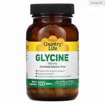 글리신 정 100개입 아미노산 글라이신 클리신 비타민 B 6 삐 피리독신 성인 남녀 하루 한알 3개월분 컨튜리라이프 직장인 부모님