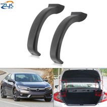 zuk 순정 자동차 액세서리 테일 게이트 리어 도어 트렁크 리드 힌지 커버 장식 트림 hodna civic 10th 2016 2017 2018 2019 2020, 왼쪽과 오른쪽