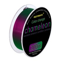콘스탄틴원줄 낚시줄 빙어 200m 카멜레온 낚싯줄 모노 필라멘트 색상 변경 fluorocarbon 코팅 강력한 나일론 라인 바다민물 낚시 액세서리, 6.0