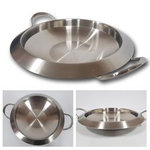 풍년주방 삼중 부대냄비 5종 (인덕션 언더렌지 사용가능) 스텐냄비 삼중냄비 찌개냄비, 1개, 냄비(28cm)+뚜껑(28cm)