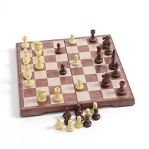 31X31CM 접이식 자석 체스 체커 게임 친구 가족 집콕놀이 블럭쌓기 MT준비 파티룸 연말 송년회 집데이트