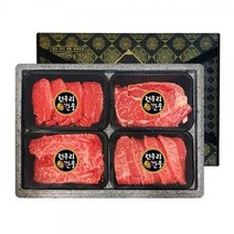 설선물추천 홈파티 건우리한우 한우구이 선물세트 부모님효도선물 1141379, 세트 6호 - 보자기 포함