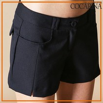 코카리나 여성용 소스 숏팬츠 캐주얼 반바지