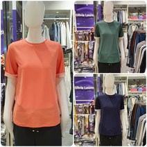3여성)올리비아로렌 시원한 터치감과 신축성 있는 경쾌한 티셔츠 VVCASXM4441