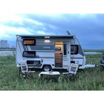 캠핑카 트레일러 4인 미니 카라반 수입 차박 글램핑, 표준 구성