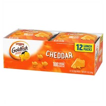페퍼리지팜 골드피쉬 체다 크래커 과자 Goldfish 28g 12봉지