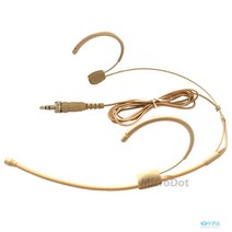 Microdot 젠하이저 무선 시스템용 4015 헤드셋 헤드 장착 헤드웨어 마이크 3.5mm 나사 잠금 플러그 방향
