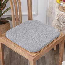 무지 린넨 도톰 메모리폼 쿠션 방석 TQ153Z