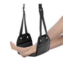 기내 용 발 받침 대 비행기 해먹 걸이 풋 레그 레스트 다리 올리기 사무실, 1개
