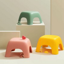 미끄럼방지 욕실의자 목욕의자 욕조 사워 화장실 미니 의자 발받침대 어린이 보조스툴 4color, (소형)블루