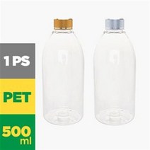 DP500투명 500ml 낱개 금속캡 플라스틱 페트병, 실버