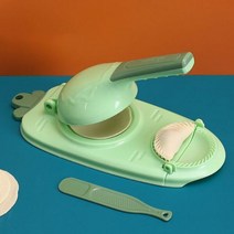 칼국수만들기 가정용제면기 국수기계 업소용 2in 1 반죽 프레스 도구 세트 DIY 만두 메이커 금형 수동 크러스트 래퍼, Green