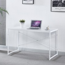 베이직 일자형 1200 책상, 화이트