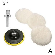 5/6/7 Inches Polishing Pad Kit Car Waxing Sponge Disk Wool Wheel Auto Paint Polisher Gadget, 01 A