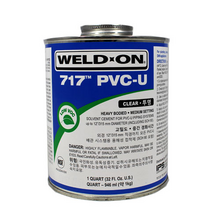 웰드온 717 PVC 본드 투명색 237ml, 투명 237ml