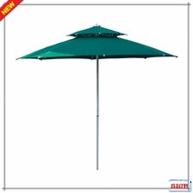 펜션파라솔 고급 2단(국산) 기본형(받침별매) D764, 커피색
