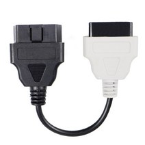 자동차 스캐너 진단 2021 새로운 도착 FiatECUScan 어댑터 OBD 커넥터 ABS 에어백 obd2 스캐너 진단 케이블, 02 WHITE