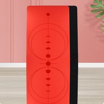 정제된 월신체 비트라인고무 PU 요가매트 대리매트, 달나라 수호판 연회색, 183cm*68cm*0.5cm