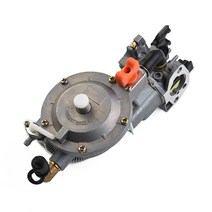 가솔린 발전기 용 변환 키트 2-5KW 메탄 CNG/프로판 LPG 가스 제로 압력 조절기 및 기화기 사용, 한개옵션0