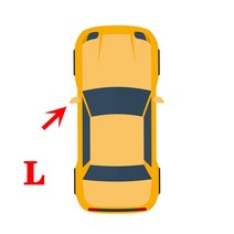 자동차 열선 도어 윙 미러 유리 사이드 아우디 A3 A4 S4 A5 A6 S6 A8 스코다 옥타비아용 뛰어난, 01 left mirror